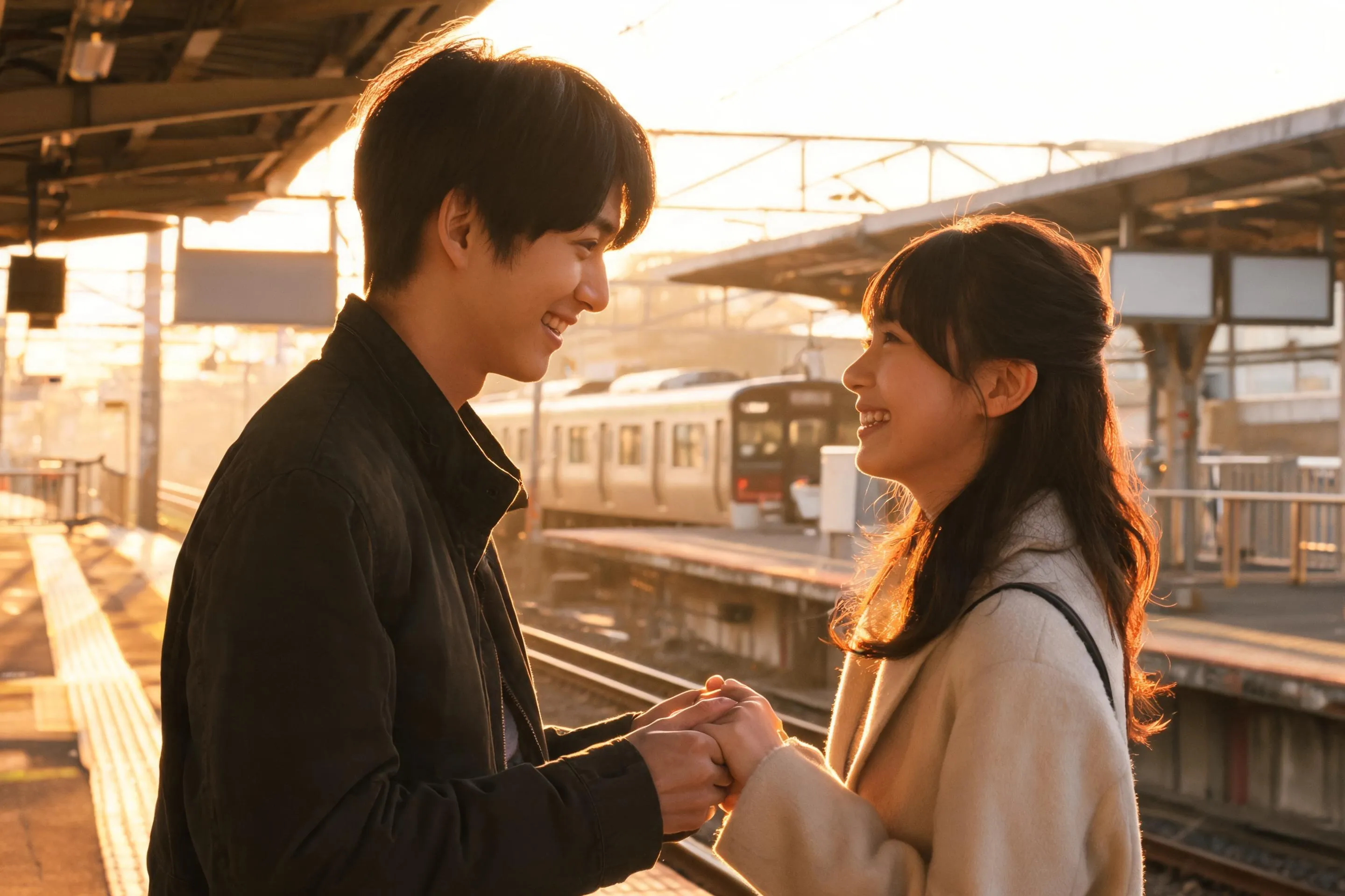 会話をきれいに終えるイメージ