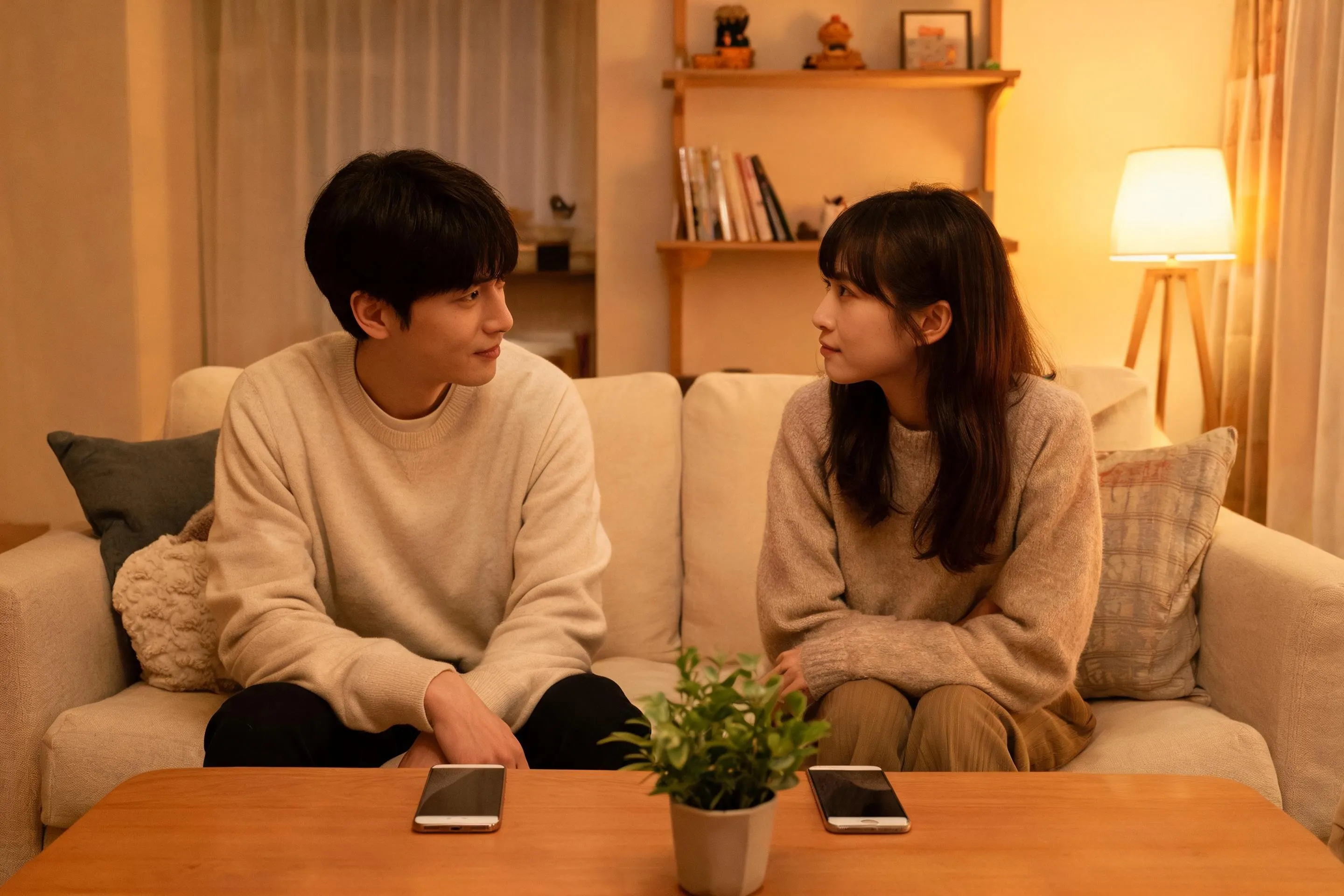 カップルのSNSルール話し合い